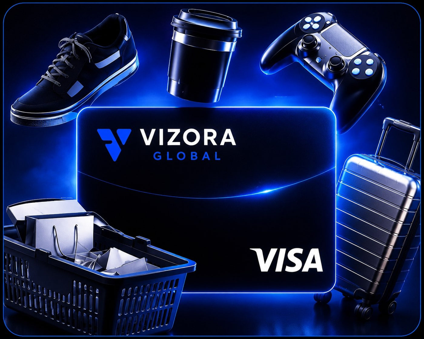 بطاقة Vizora الافتراضية
